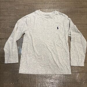 Polo by Ralph Lauren Light Gray Long Sleeve Tee